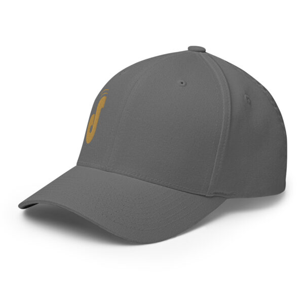 1.0 | Grey FlexFit Hat - Image 4