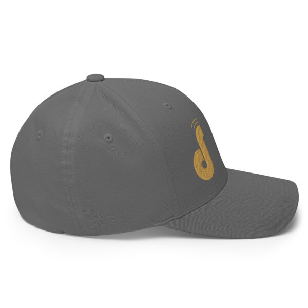 1.0 | Grey FlexFit Hat - Image 5