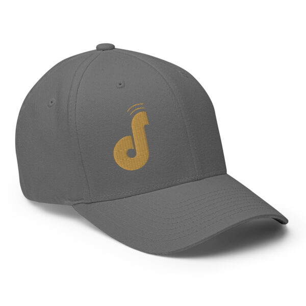 1.0 | Grey FlexFit Hat - Image 6