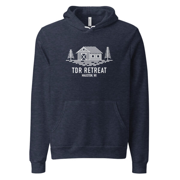5.0 RETREAT CABIN | Navy Hoodie | Bella Canvas