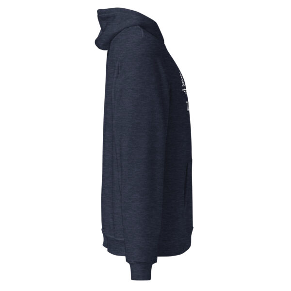 5.0 RETREAT CABIN | Navy Hoodie | Bella Canvas - Image 3