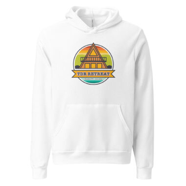 5.0 RETREAT | White Hoodie | Bella Canvas
