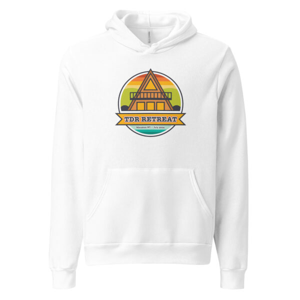 5.0 RETREAT | White Hoodie | Bella Canvas