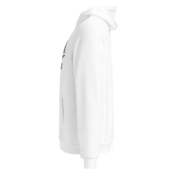 5.0 RETREAT CABIN | White Hoodie | Bella Canvas - Image 2