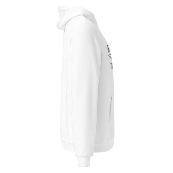 5.0 RETREAT CABIN | White Hoodie | Bella Canvas - Image 3