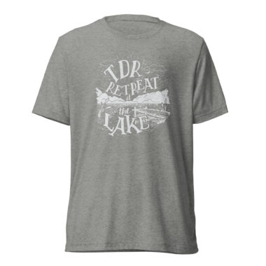 5.0 RETREAT LAKE | Grey Tee | Bella Canvas