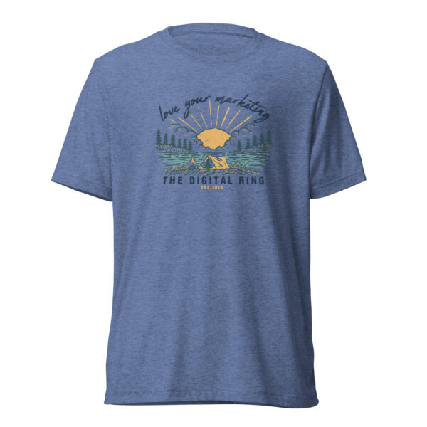 5.0 TRAVEL LOVE | Blue Tee | Bella Canvas