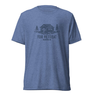 5.0 RETREAT CABIN | Blue Tee | Bella Canvas