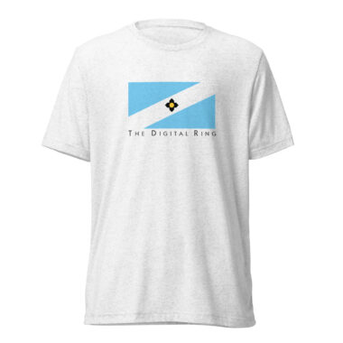 5.0 TRAVEL FLAG | White Tee | Bella Canvas